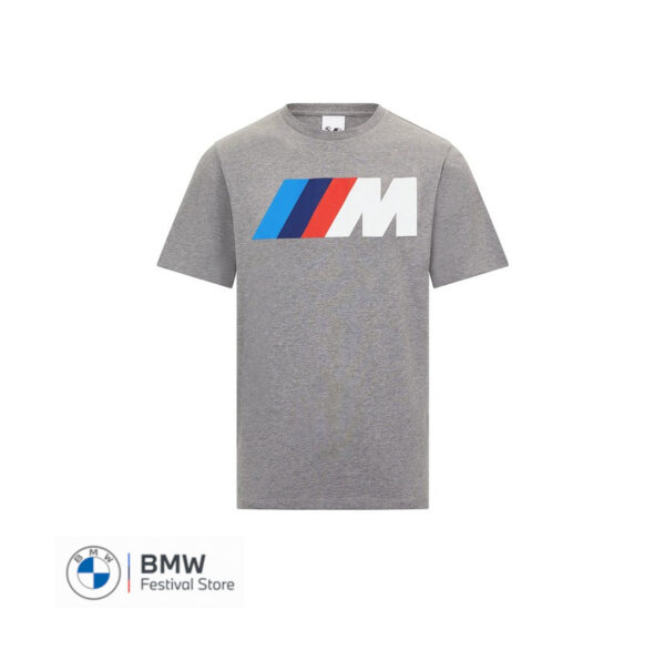 80142864096 BMW M T-Shirt Logo Unisex - Grey, M
