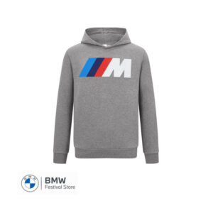 BMW M Sweathoodie Logo farbig Unisex - Grey, XL