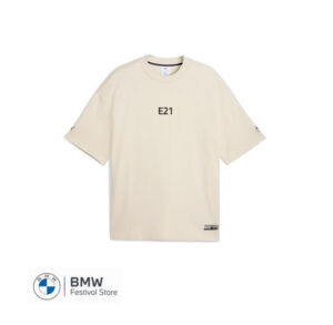 80145B7E1C2 BMW 50Y 3 series Graphic Car Tee - Beige, XXL