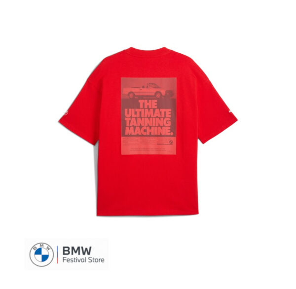 80145B7E1C3A BMW 50Y 3 series Graphic Car Tee - Red, S