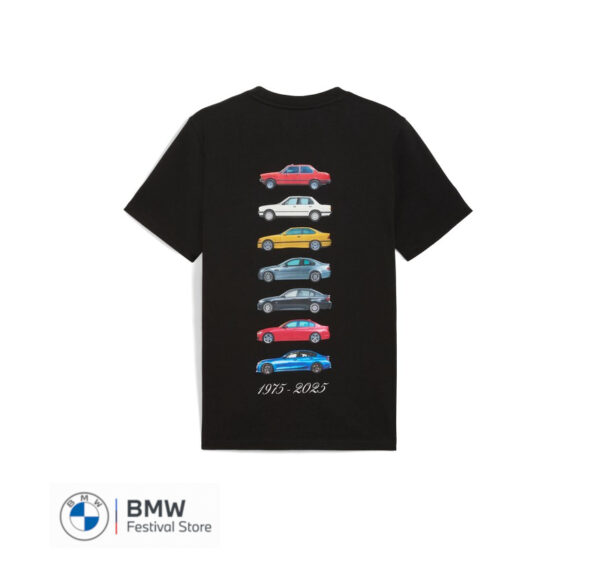 BMW 50Y 3 series Graphic Car Tee 2 - Black, S