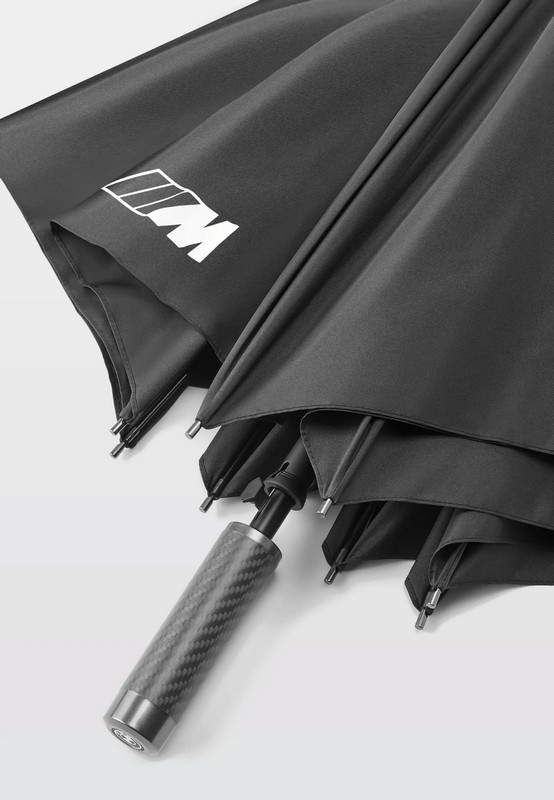 BMW M Stick Umbrella with Logo - Black