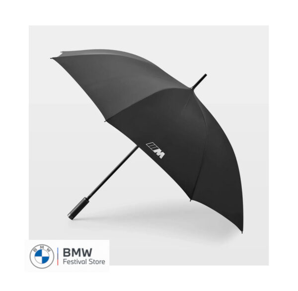 BMW M Stick Umbrella with Logo - Black