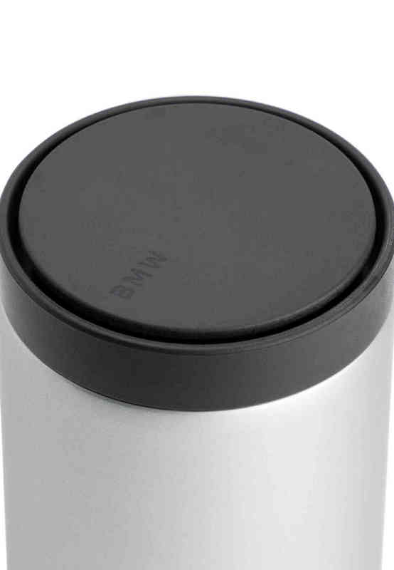 BMW Thermal mug push 330ml stainless - Silver