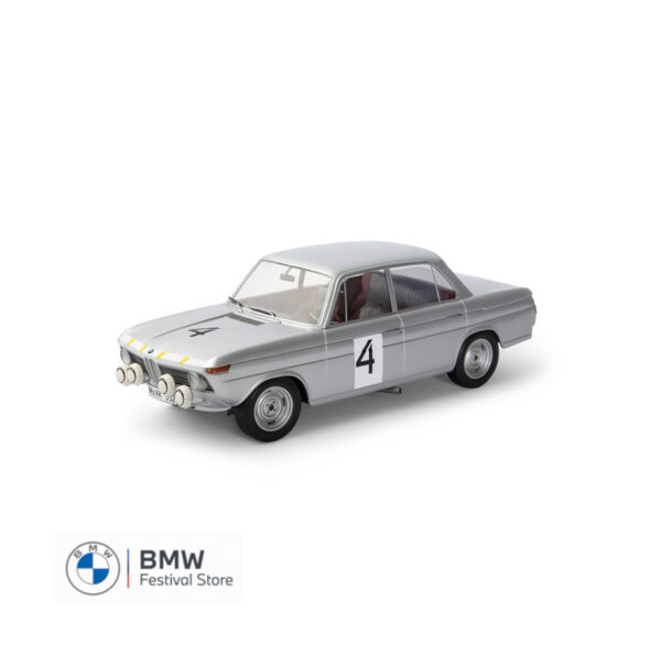 BMW Heritage 1800 ti Miniature Model Car 1:18 - Silver