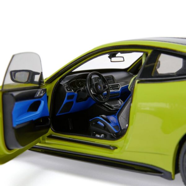 80435A51949-3 BMW M4 (G82) Miniature Model Car 1:18 - Yellow