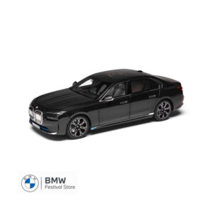 BMW i7 Miniature Model Car 1:18 - Black