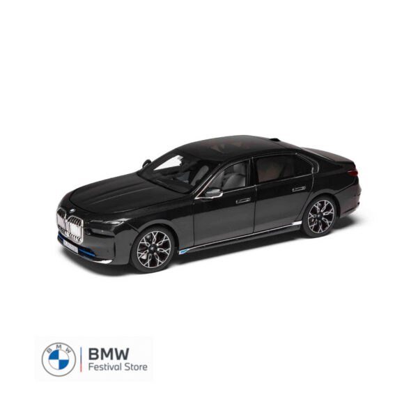 80435A8F295 BMW i7 Miniature Model Car 1:18 - Black