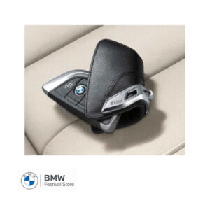 Original BMW Leather Key Case - Black