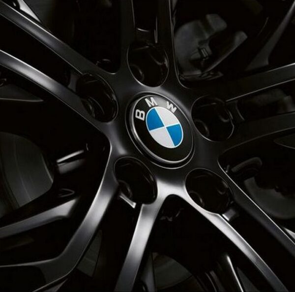 36122455268-1 Genuine BMW Floating Center Wheel Cap Set for Exx Fxx Series - Diameter 65mm - 36122455269