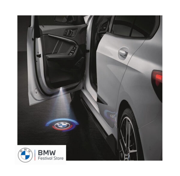 63315A64CE6 Genuine BMW 50th Year Anniversary LED door projectors - Diameter 68mm - 63315A64CE6